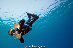Free diver by Iyad Suleyman 